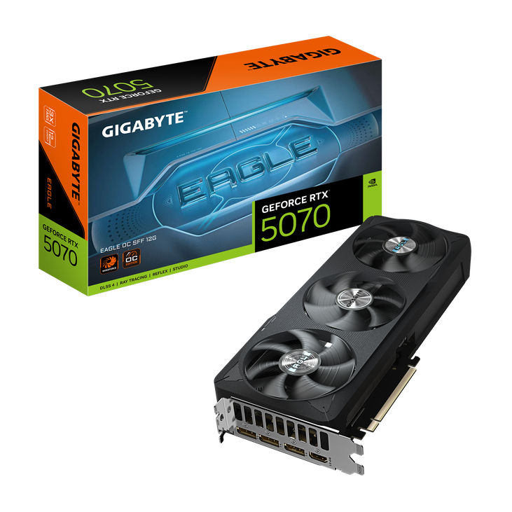 GIGABYTE GeForce RTX 5070 Eagle OC SFF 12G, 12288 MB GDDR7 image number 0