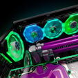 EK Water Blocks EK-Quantum Impulse 120 D-RGB PWM Fan - 120mm, black image number null