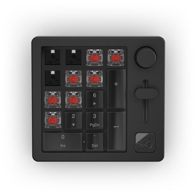 Glorious GMMK Wireless Numpad - Fox Switches, black image number 4