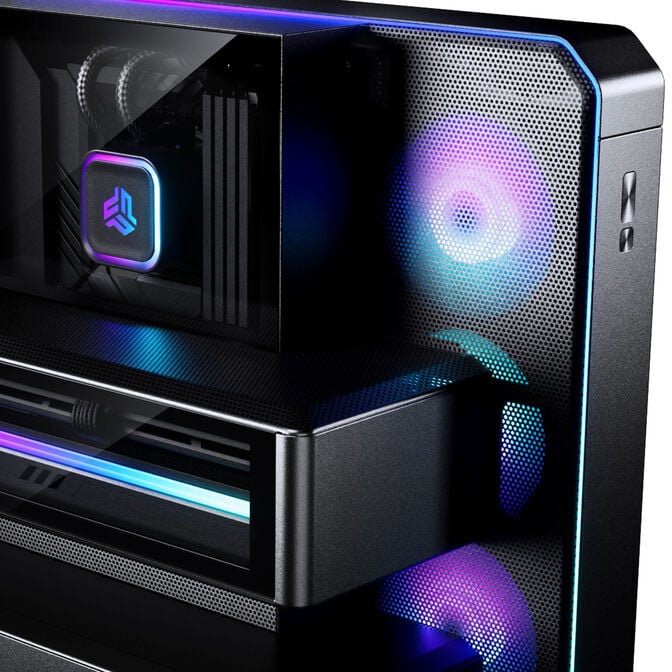 PHANTEKS EX5 Plus Midi Tower, ATX, inc. S25 360 ARGB All-in-One Liquid Cooler - Black image number 10