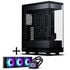 PHANTEKS Evolv X2 PC case, Mid Tower, E-ATX, Tempered Glass, DRGB - black + Glacier One 360M25 Gen2 DRGB AiO water cooling - 360mm image number null