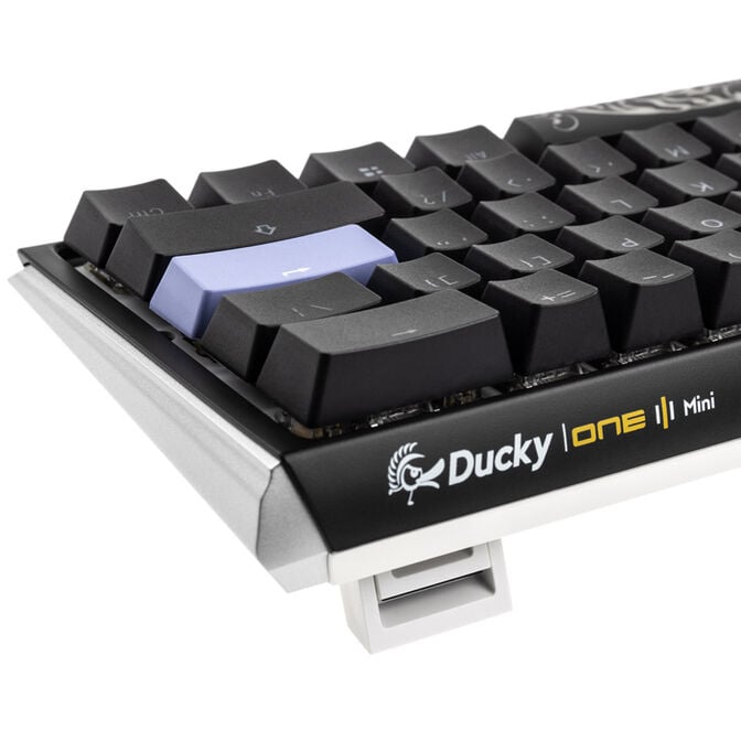 Ducky One 3 Classic Black/White Mini Gaming Tastatur, RGB LED - MX-Speed-Silver (US) image number 5