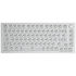 Glorious GMMK Pro White Ice 75% TKL Keyboard - Barebone, ANSI Layout, Silver image number null