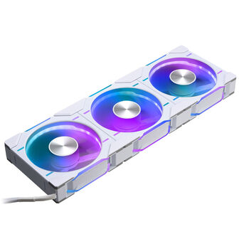 PHANTEKS D30 PWM Reverse Airflow D-RGB L&uuml;fter, 3er Pack - 120mm, wei&szlig;