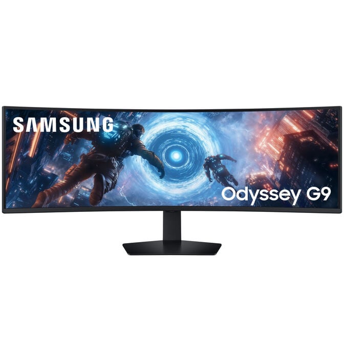 Samsung Odyssey G9 G91F, 49-inch Gaming Monitor, 144 Hz, VA, G-SYNC Compatible image number 0