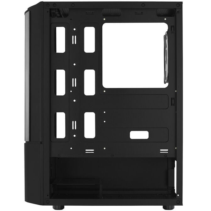 Aerocool Quantum v3 Midi-Tower, RGB, Tempered Glass - schwarz image number 6
