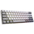 Corsair CLIPPER PRO MINI 60 Hall Effect Gaming Keyboard, Backlit RGB LED, CORSAIR MGX Core, WHT , PBT DS Keycaps image number null