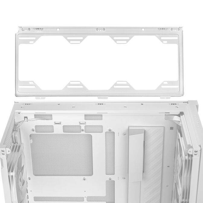 ASUS TUF Gaming GT302 TG ARGB Geh&auml;use - wei&szlig; image number 9
