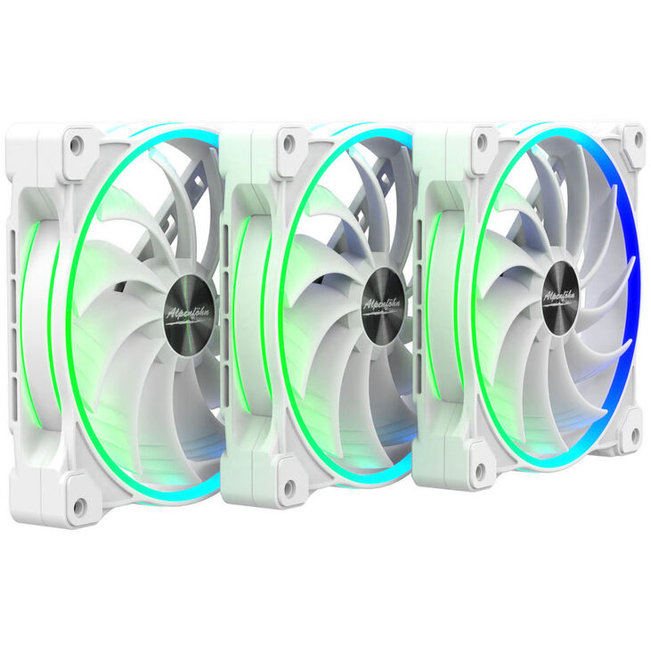 Alpenföhn 140mm Wing Boost 3 ARGB PWM fan, Triple - white image number 4