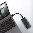 AXAGON EEM2-SBC RAW BOX external enclosure for M.2 SSDs USB-C 3.2 Gen 2 - black image number null
