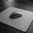 CORSAIR MM Gaming-Mauspad, Stoffoberfl&auml;che, Anti-Fray-Kanten - grau, M image number null