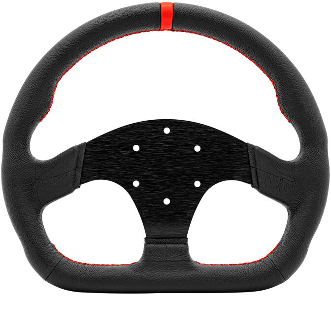 Simagic P-325D steering wheel rim - leather, 325mm image number 1