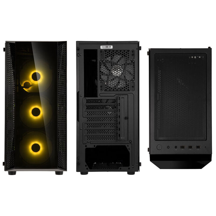 SilverStone Fara B1 Pro Midi-Tower, ARGB, Tempered Glass - schwarz image number 3