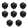 XSPC Anschluss G1/4" auf 14mm Hardtube, schwarz matt - 8 St&uuml;ck image number null