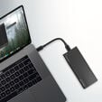 AXAGON EEM2-GTR external enclosure for M.2 SSDs USB-C 3.2 Gen 2, black image number null
