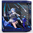 HYTE Y70 Suisei Edition PC Case, Mid Tower, E-ATX, Tempered Glass - Blue image number null