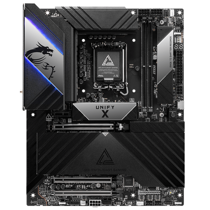 MSI MEG Z890 Unify-X Mainboard, Sockel 1851, Intel Z890, ATX, DDR5 image number 2