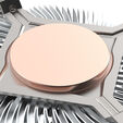 Akasa AK-CC6608BP01 Low Profile CPU-K&uuml;hler - Sockel LGA 1700, 63,2 mm H&ouml;he image number null