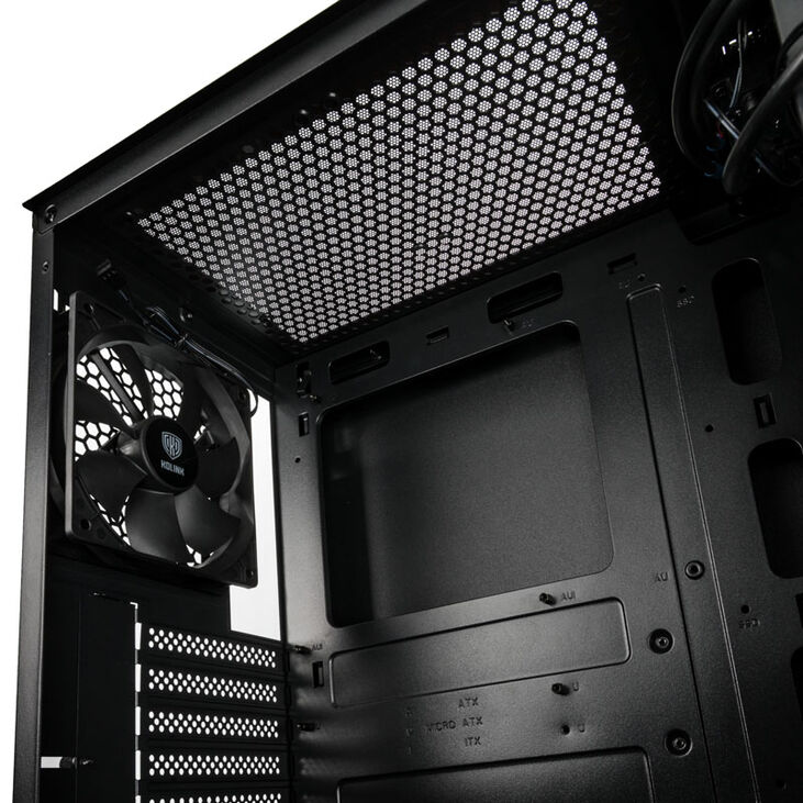 Kolink Nimbus RGB Midi-Tower, Tempered Glass - schwarz image number 9