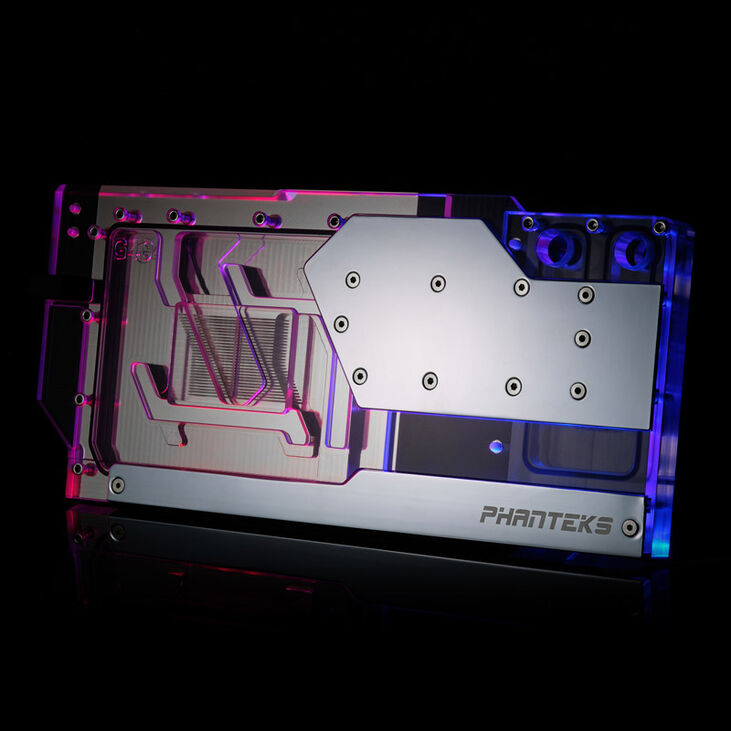 PHANTEKS Glacier G40 RTX 4090 Waterblock incl. Backplate for Asus, D-RGB - chrome image number 6