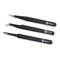 iFixit Precision Tweezer Set PRO - Set with 3 precision tweezers
