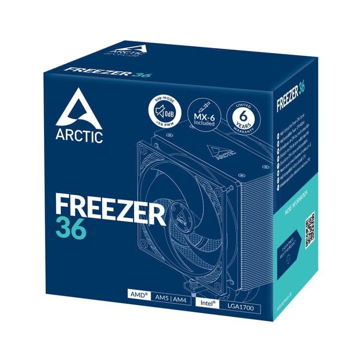 Arctic Freezer 36 CPU-Kühler, 120mm image number 5