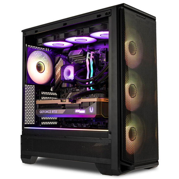 Gaming-PC Cosmic Pulse, AMD Ryzen 9 9800X3D, RTX 5080 - Fertig-PC image number 3