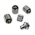 Corsair Hydro X Series XF Anschluss gerade G1/4 Zoll AG auf 13/10mm - 4er Pack, chrome silber image number null