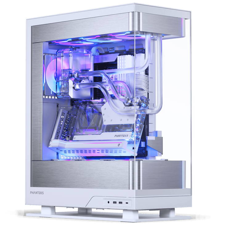PHANTEKS Evolv X2 PC-Gehäuse, Midi-Tower, E-ATX, Tempered Glass, DRGB - weiß image number 1