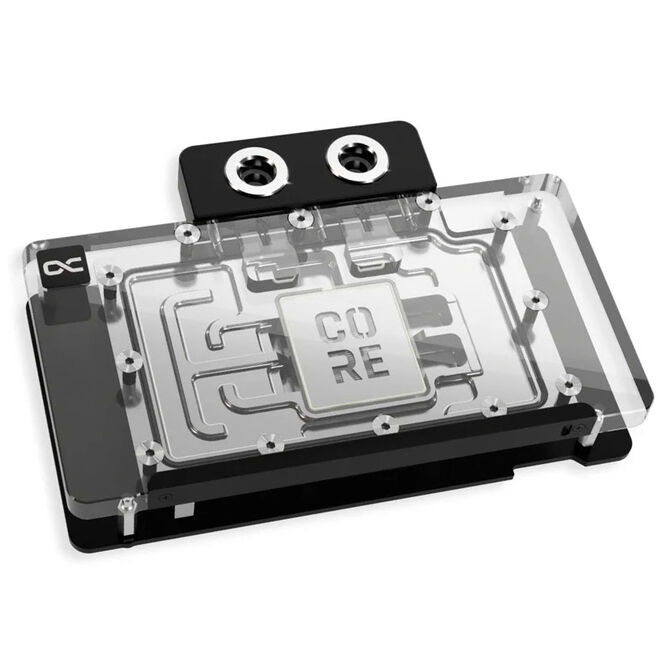 Alphacool Core GeForce RTX 5080 EPIC-X Waterblock, Backplate - Acrylic, Black image number 0