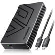 Graugear G-M2U4-40G01 SSD-Geh&auml;use, USB4, PCIe 4.0 x4 NVMe Support, l&uuml;fterlos - schwarz image number null