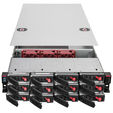 SilverStone RM22-312 Rackmount Server Geh&auml;use, 2U, E-ATX - schwarz image number null