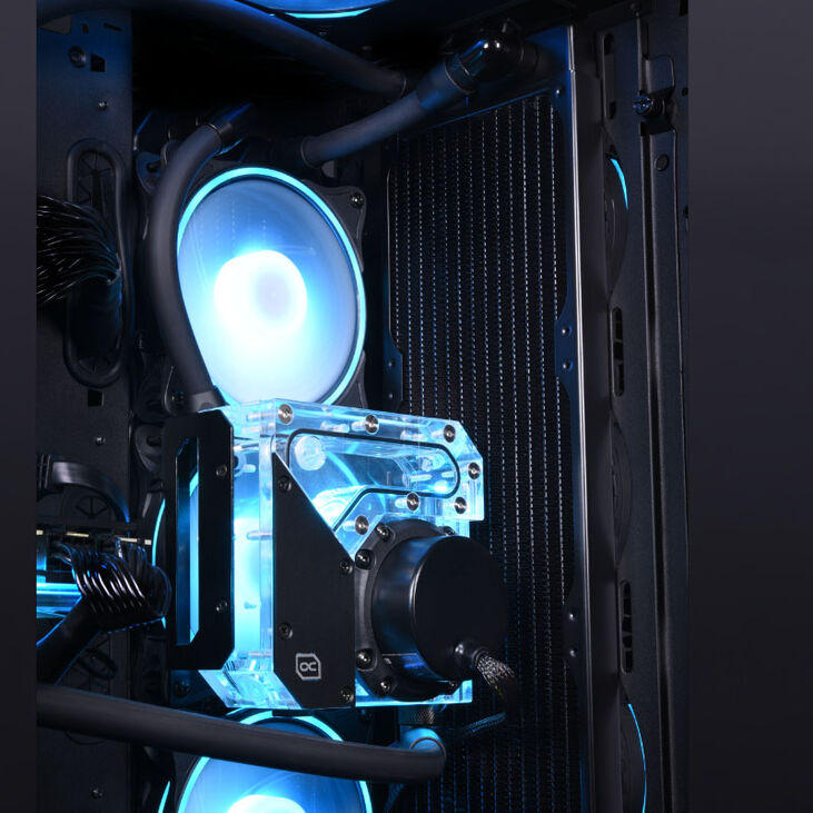 Alphacool Rise Flat Reservoir 120mm D5 Reservoir with Pump image number 5