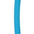 Glorious GMMK Coiled Cable Electric Blue, Spiral Keyboard Cable, USB-C/USB-A &ndash; Light Blue/Black image number null