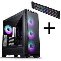 PHANTEKS Eclipse G400A PC-Geh&auml;use Bundle + Matrix LED - schwarz