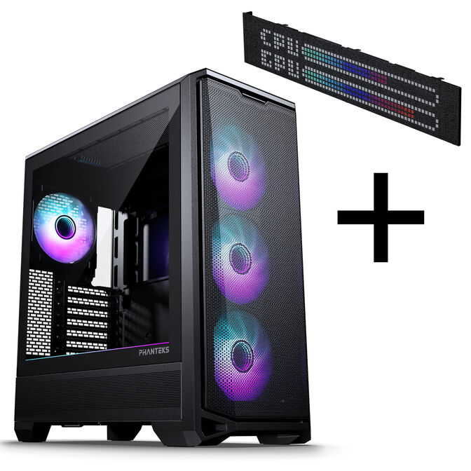 PHANTEKS Eclipse G400A PC-Geh&auml;use Bundle + Matrix LED - schwarz image number 0