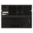 Ducky ABS Keycap Set, Laser-Graviert - ISO-Layout (DE), schwarz image number null