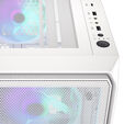 Endorfy Arx 500 ARGB PC Case, Mid Tower, ATX, Tempered Glass - including 4x 140mm ARGB Fans, White image number null
