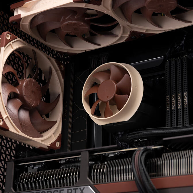 Noctua  NL-ACF1 AiO Zusatzl&uuml;fter - 80mm, braun/wei&szlig; image number 5