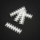 King Mod Service 14-Slot Cable Comb 4mm large - white - set of 5