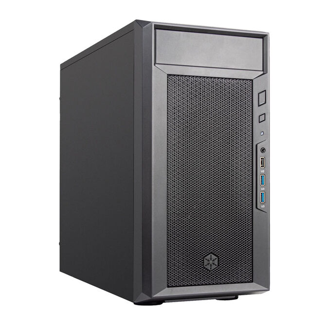 SilverStone Fara R311 Micro-ATX case - black image number 0