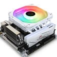 Thermalright AXP120 X67 ARGB Low Profile CPU-K&uuml;hler - 120mm, wei&szlig; image number null