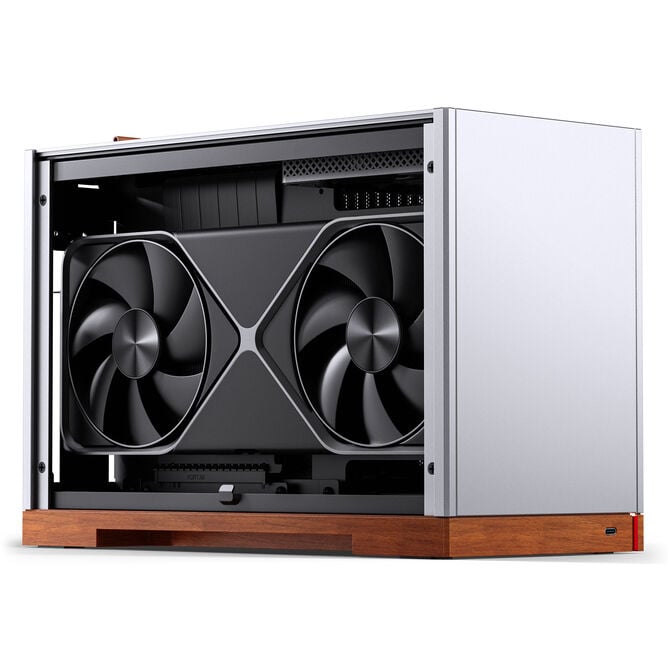Jonsbo T9 PC-Geh&auml;use, Mini-Geh&auml;use, ITX, PCIe 5.0 Riserkabel - silber image number 12
