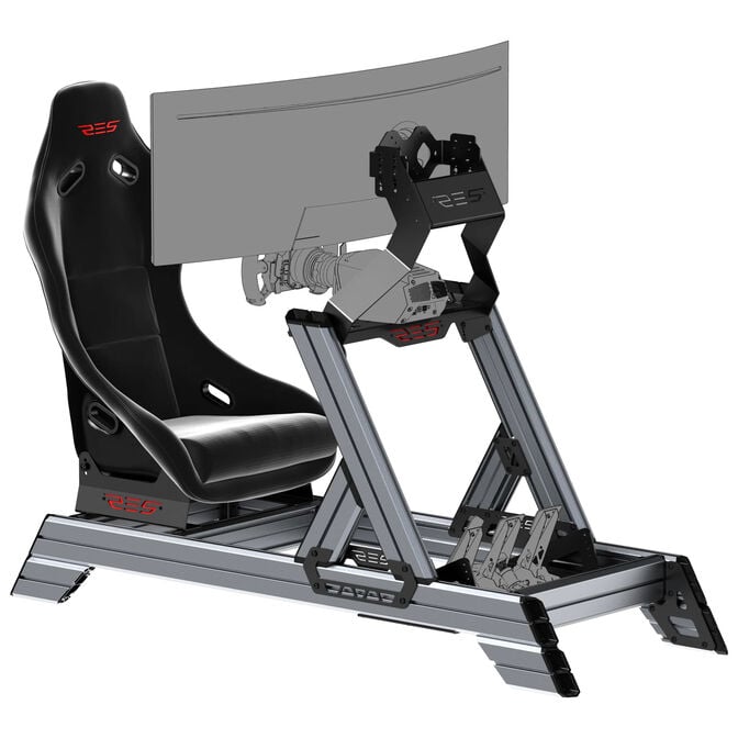 RES-TECH Smart Cockpit + GT Seat Bundle - schwarz image number 0