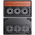 JONSBO TK‑4 Wood PC‑Geh&auml;use, Midi‑Tower, ATX, Tempered Glass - schwarz image number null