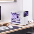 Jonsbo D31 MESH Screen Micro-ATX Geh&auml;use, Tempered Glass - wei&szlig; image number null