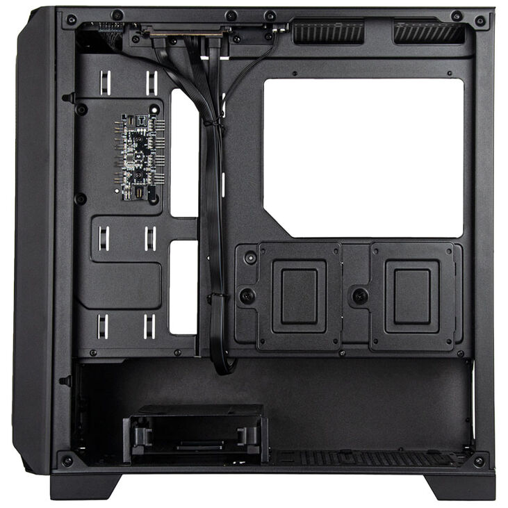 SilverStone FARA 312 Micro-ATX Case, Tempered Glass - black image number 5