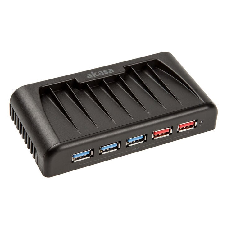 Akasa Connect 7 EX - USB 3.0 Hub inkl. 2x Fast Charging Port image number 0