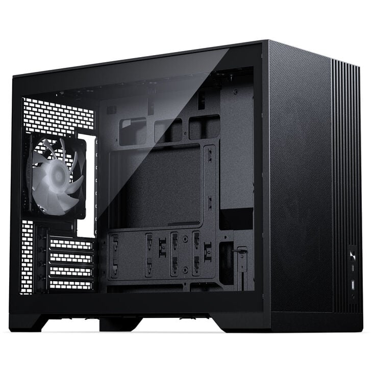 Phanteks XT M3 PC Case, Mini Case, mATX, RGB, Tempered Glass - including 3x 120mm Fans, Black image number 1