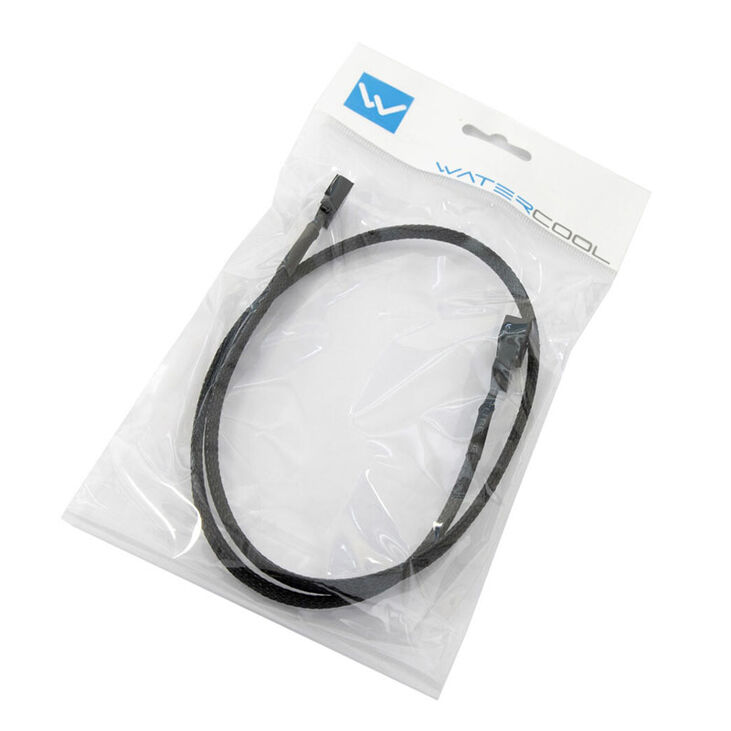 Watercool 4-Pin PWM Verlängerung, schwarz - 60cm image number 2